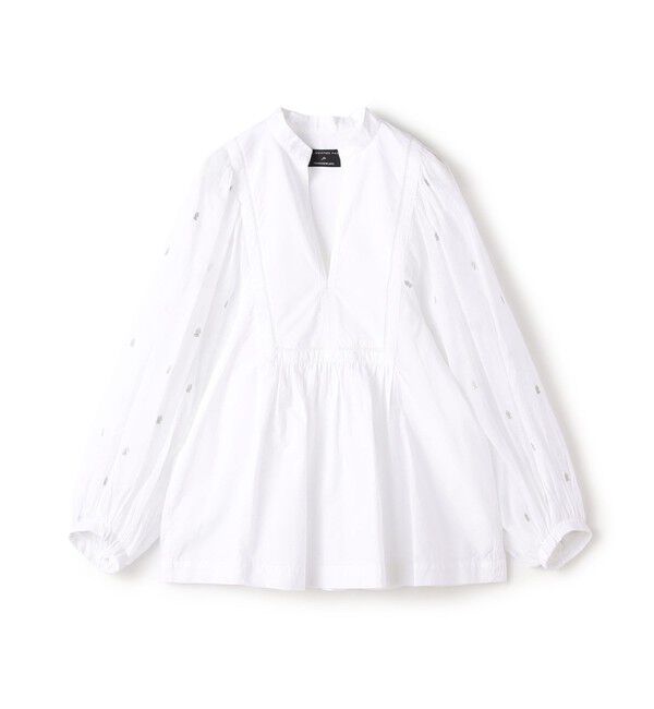 TOMORROWLAND BUYING WEAR「【別注】ne Quittez pas BLACK POPLIN ORGANZEシャツ」|シャツ・ブラウス|12 ホワイト系