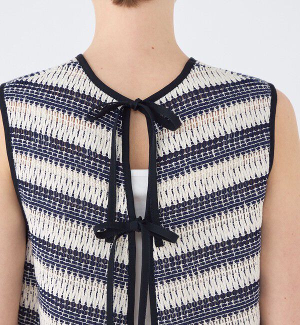 TOMORROWLAND collection「クロッシュボーダー フロンタブルトップス」|シャツ・ブラウス|