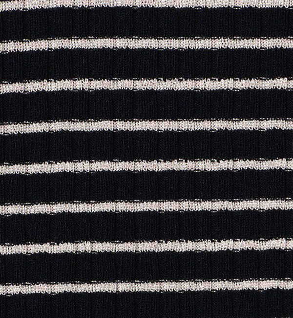 Ballsey「ランダムリブボーダー ショートカーディガン」|カーディガン|