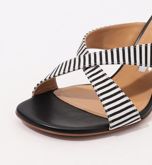 TOMORROWLAND GOODS「PELLICO STRIPE ヒールサンダル」|サンダル|