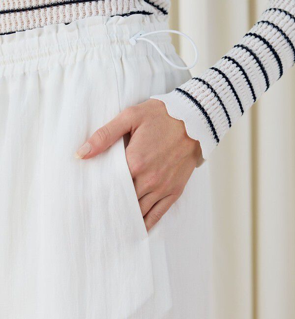 DES PRES「キュプラコットンストライプ イージーパンツ」|その他|