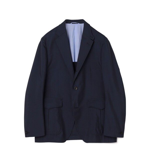 TOMORROWLAND MENS「ウールシルク シューティングジャケット MARZOTTO」|テーラードジャケット|67ネイビー