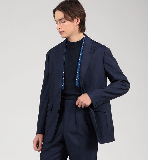 TOMORROWLAND MENS「ウールシルク シューティングジャケット MARZOTTO」|テーラードジャケット|