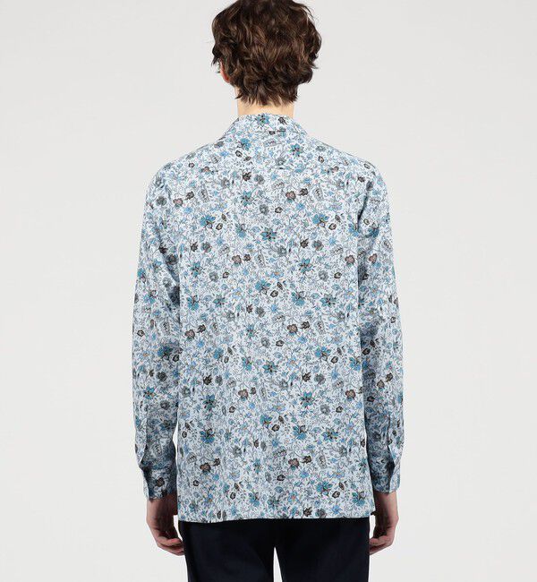 TOMORROWLAND MENS「コットンシルク フラワープリント プルオーバーシャツ」|シャツ・ブラウス|