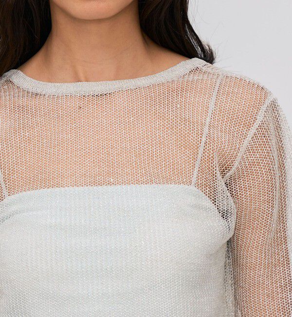 BACCA「オーロラフィルム リネンカットソー」|ニット・セーター|