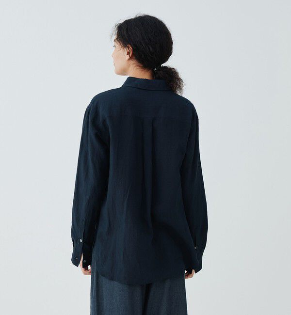 GALERIE VIE「リネン レギュラーカラーシャツ」|シャツ・ブラウス|