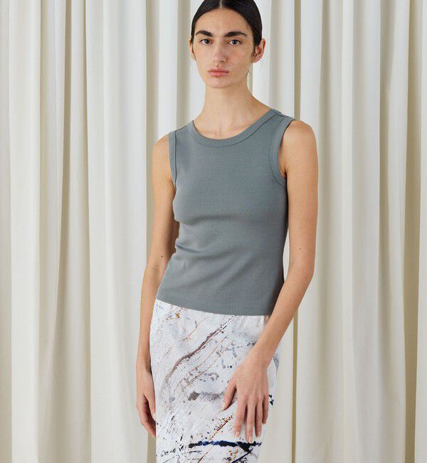 DES PRES「ソフトサーキュラーリブ タンクトップ」|タンクトップ|