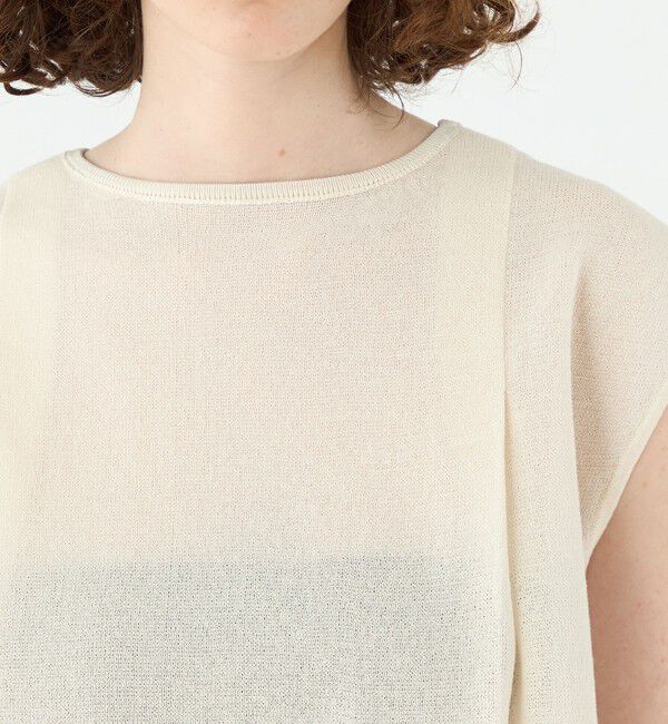 Ballsey「レーステープコンビ タックプルオーバー」|ニット・セーター|