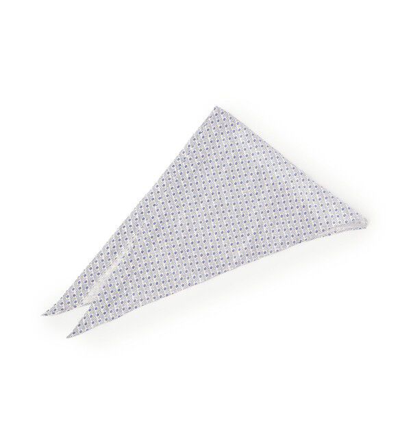 SOULEIADO「SOULEIADO リネンプリント バブーシュカ」|ストール|62 ライトブルー系