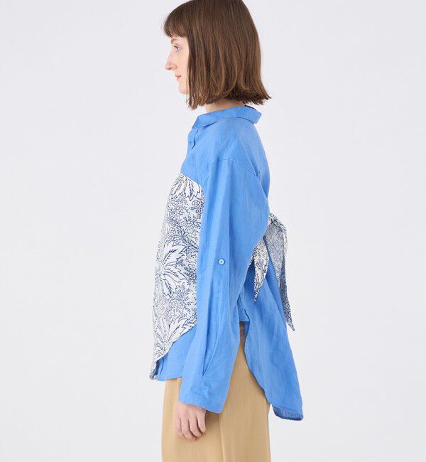 SOULEIADO「SOULEIADO リネンプリント バブーシュカ」|ストール|