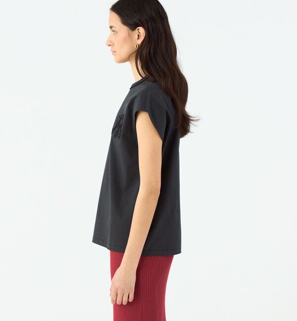 MACPHEE「コットンジャージー エンブレムTシャツ」|Tシャツ・カットソー|