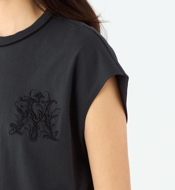 MACPHEE「コットンジャージー エンブレムTシャツ」|Tシャツ・カットソー|