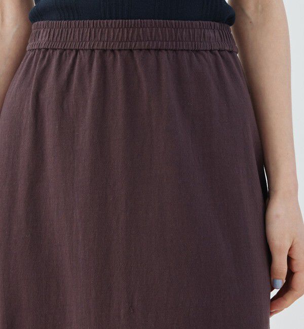 GALERIE VIE「ドライコットン Aラインイージースカート」|スカート|