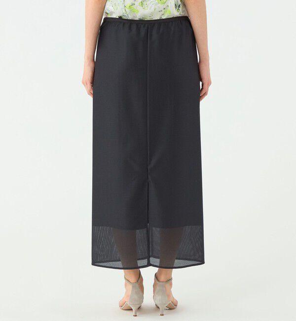 TOMORROWLAND collection「カラミシャイニー シアースカート」|タイト|