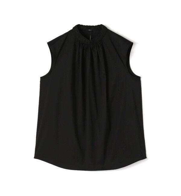 TOMORROWLAND collection「ストレッチブロード ハイネックブラウス」|シャツ・ブラウス|19 ブラック