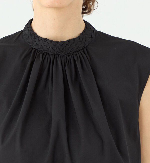 TOMORROWLAND collection「ストレッチブロード ハイネックブラウス」|シャツ・ブラウス|