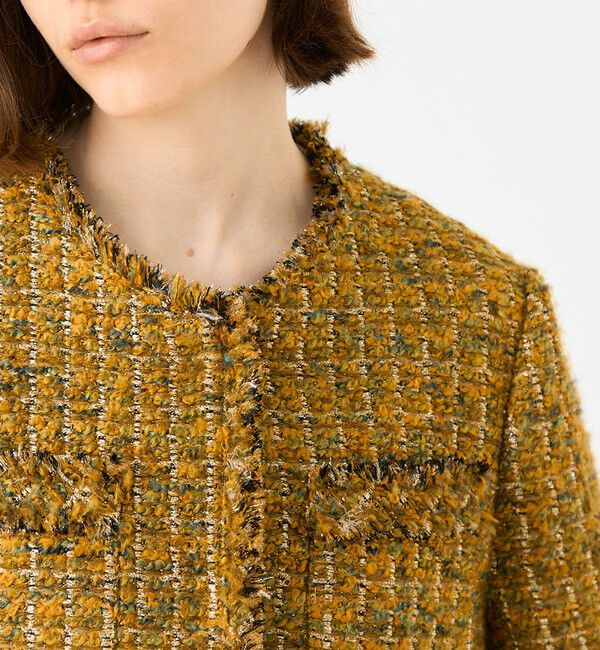 Ballsey「Laura フリンジ4ポケットジャケット」|ノーカラージャケット|