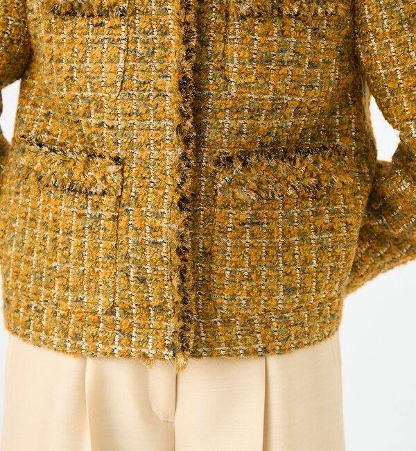 Ballsey「Laura フリンジ4ポケットジャケット」|ノーカラージャケット|