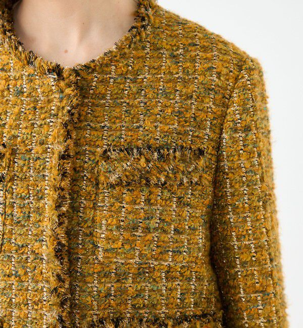 Ballsey「Laura フリンジ4ポケットジャケット」|ノーカラージャケット|