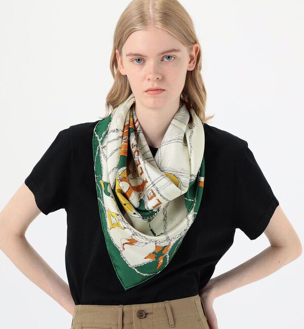 TOMORROWLAND GOODS「manipuri BALLON シルクスカーフ」|バンダナ・スカーフ|