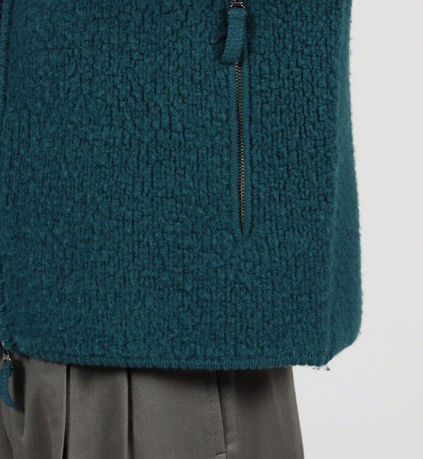 TOMORROWLAND MENS「TOMORROWLAND Tricot ウールカシミヤ パイルニット ジップアップブルゾン」|ニット・セーター|