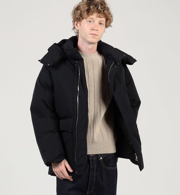 TOMORROWLAND MENS「ポリエステル フーデッドダウンジャケット」|ダウン|