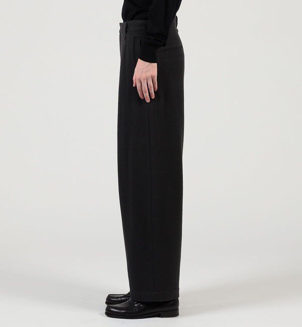 TOMORROWLAND MENS「ウールナイロンビーバー 1プリーツカーブパンツ」|その他|