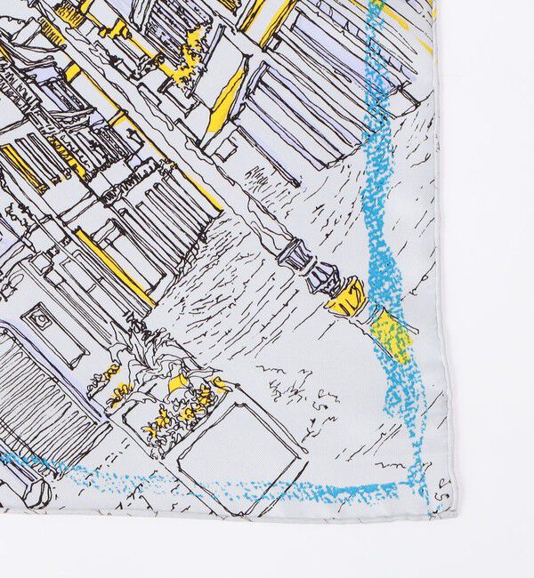 TOMORROWLAND GOODS「【別注】manipuri CITY シルクスカーフ」|バンダナ・スカーフ|