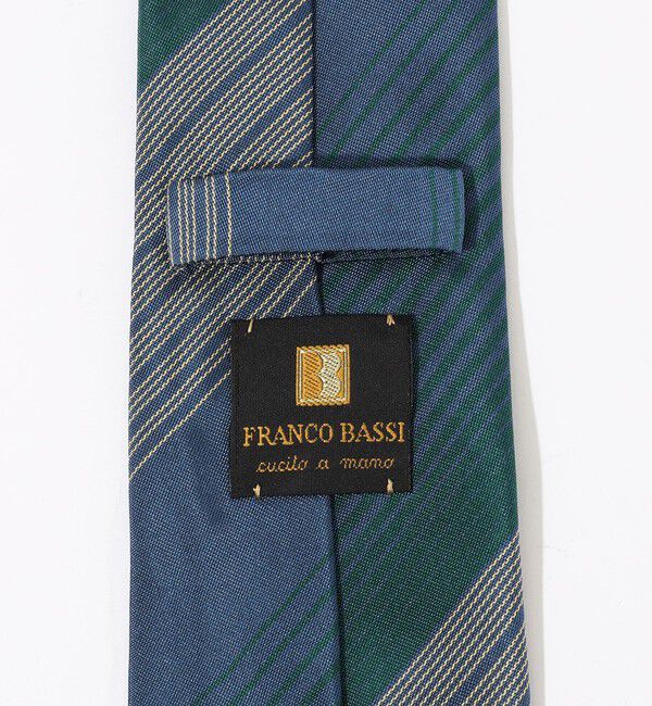 TOMORROWLAND GOODS「FRANCO BASSI シルク レジメンタルストライプネクタイ」|ネクタイ・蝶ネクタイ|