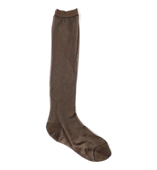 Edition「edition pourell キュプラシアー ソックス」|ソックス|47 ブラウン