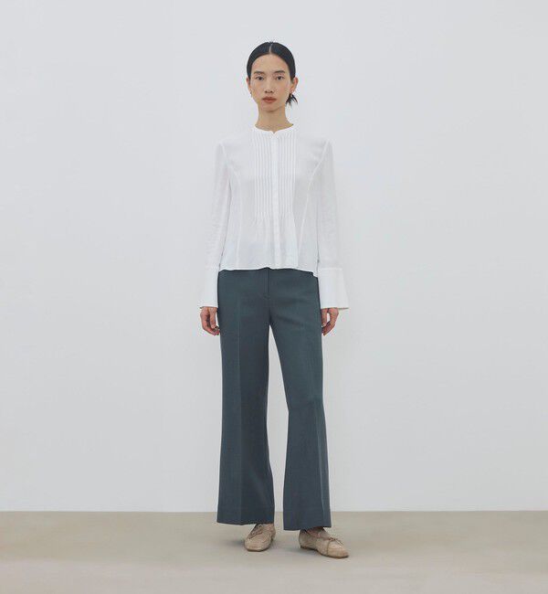 DES PRES「ハイツイストレーヨン ピンタックブラウス」|シャツ・ブラウス|