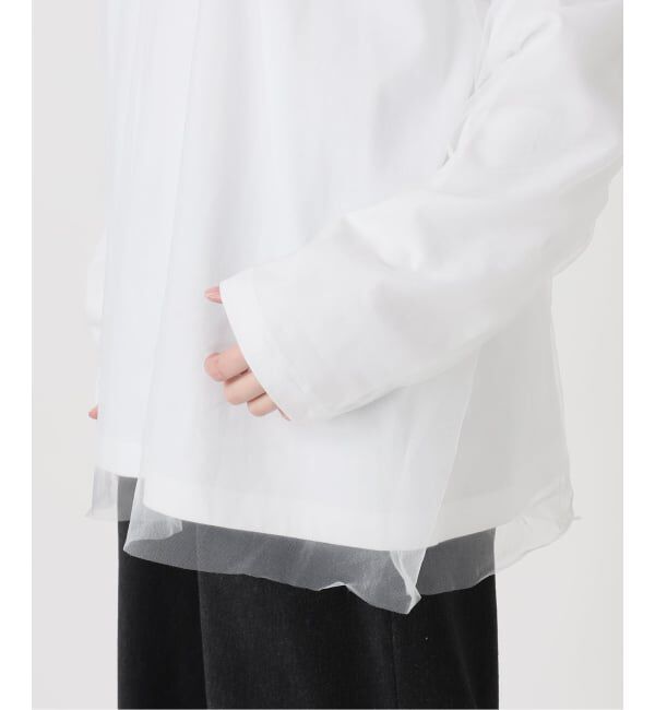  「《予約》[THE MOOD]チュール ロングTシャツ」|Tシャツ・カットソー|