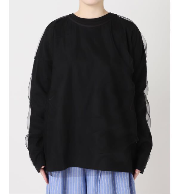  「《予約》[THE MOOD]チュール ロングTシャツ」|Tシャツ・カットソー|