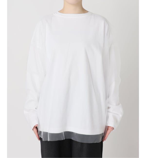  「《予約》[THE MOOD]チュール ロングTシャツ」|Tシャツ・カットソー|