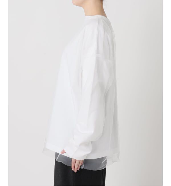  「《予約》[THE MOOD]チュール ロングTシャツ」|Tシャツ・カットソー|