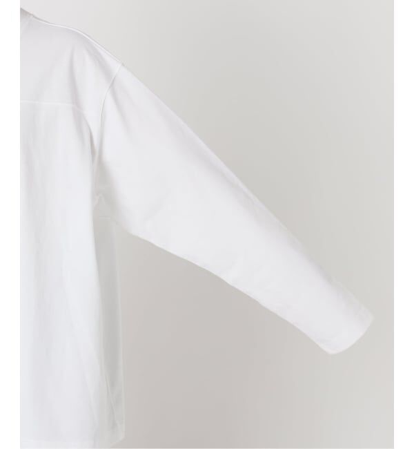  「《予約》[THE MOOD]レースアップロングTシャツ」|Tシャツ・カットソー|