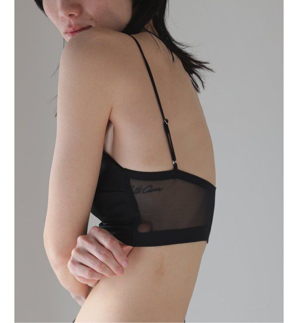 EMILYWEEK「《追加》【ESSENTIAL】サテンバンドゥブラ」|インナー|ブラック