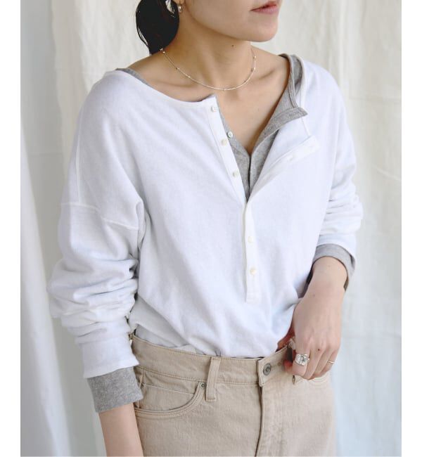 EMILYWEEK「Foggyコットン2WAYプルオーバー」|Tシャツ・カットソー|