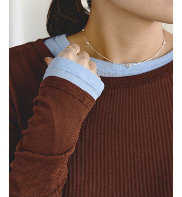 EMILYWEEK「《追加9》パウダリーコットンプルオーバー」|Tシャツ・カットソー|