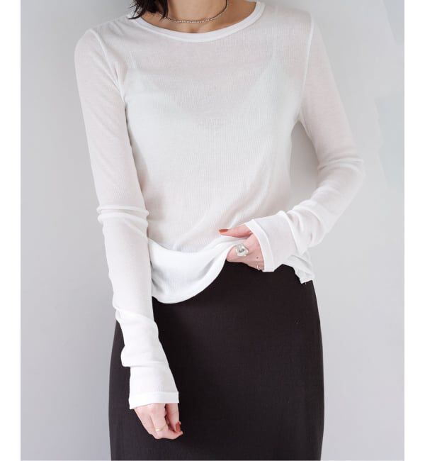 EMILYWEEK「《追加9》パウダリーコットンプルオーバー」|Tシャツ・カットソー|