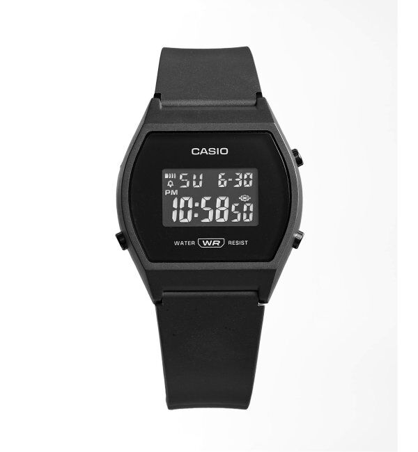HIROB「Web限定 CASIO LW-204-1BJF Black」|腕時計|ブラック