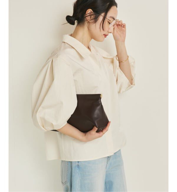 Plage「Tuck Sleeves シャツ」|シャツ・ブラウス|ナチュラル