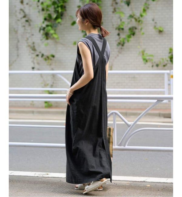 SLOBE IENA「《WEB限定/追加》アイラインジャンパースカート」|ワンピース|