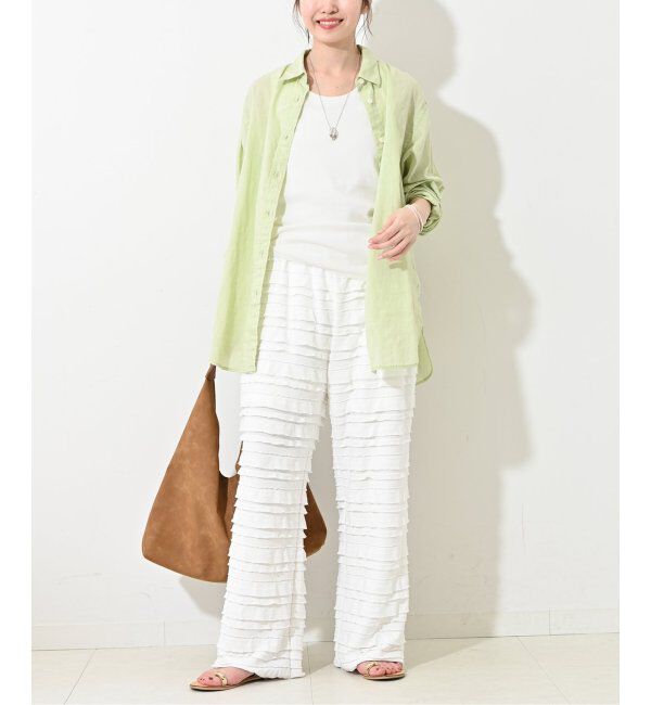 SLOBE IENA「《追加》コットンテレコタンクトップ」|タンクトップ|