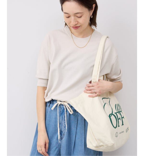 SLOBE IENA「《シリーズあり/予約》コットンキュプラハーフスリーブプルオーバー」|ニット・セーター|