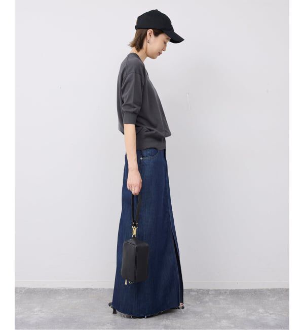 SLOBE IENA「《シリーズあり/予約》コットンキュプラハーフスリーブプルオーバー」|ニット・セーター|