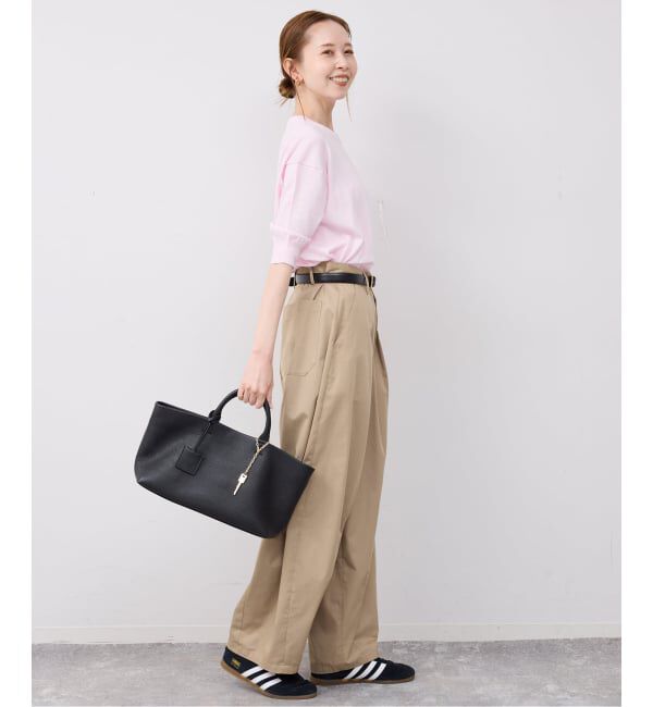 SLOBE IENA「《シリーズあり/予約》コットンキュプラハーフスリーブプルオーバー」|ニット・セーター|