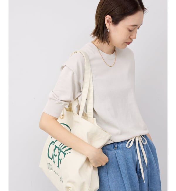 SLOBE IENA「《シリーズあり/予約》コットンキュプラハーフスリーブプルオーバー」|ニット・セーター|ナチュラル