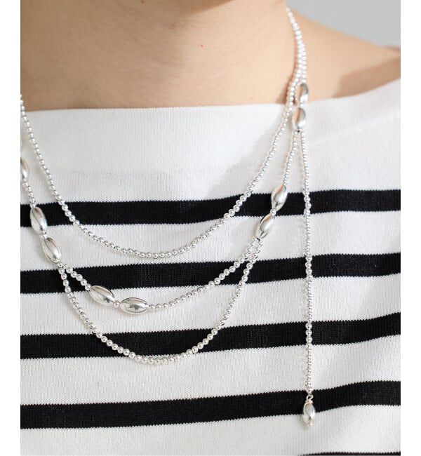 IENA「《予約》quip queint/クィップ クエイント germe layer necklace ネックレス QU247」|ネックレス|