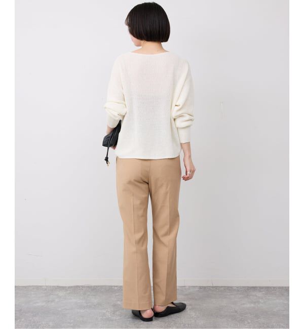 SLOBE IENA「《34・40サイズWEB限定展開/シリーズあり/予約》リネンmixストレッチパンツ」|その他|